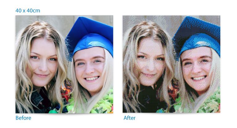 Diamond dotz Painting BFFs sample